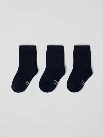 3er-Pack Söckchen - 25|27 - kinderbekleidung - blue - Polarn O. Pyret