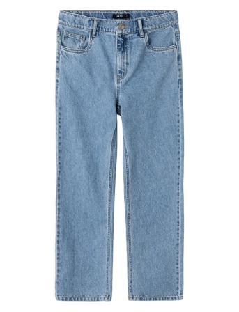 Nlmkim Dnm Dad Straight Pant Noos Bottoms Jeans Regular Jeans Blue LMTD