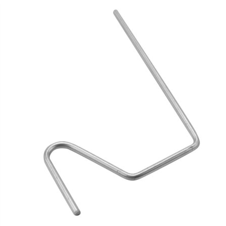 Julelysklips Tagrendergitter Kroge Hanger til Udendørs Lyskæde Dekoration (Sølv)