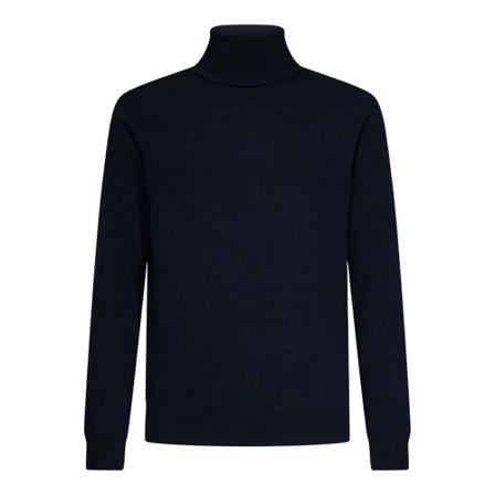 Malo Turtleneck blå, Herr Stickade tröjor, Herr, Storlek: S