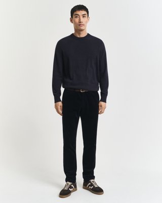 GANT - Slim fit corduroy chinos til herre evening blue