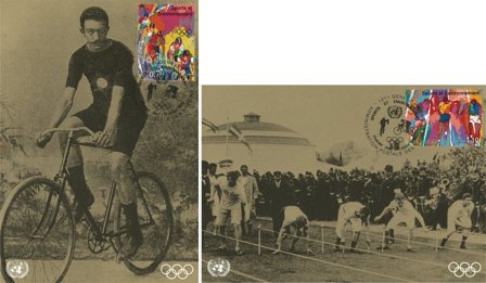 FN Geneve - Olympiske lege - Maxikort sæt