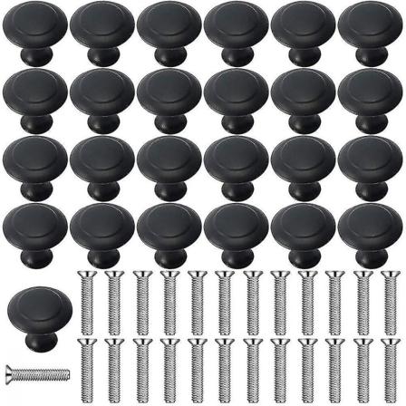 25 Stycken Skåphandtagsknoppar 30 Mm För Badrum, Skåp