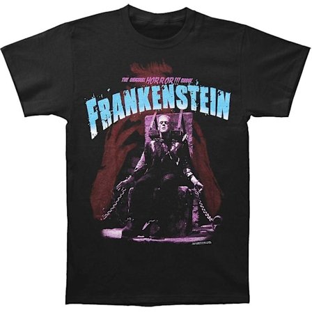 Frankenstein Frank Electric Chair T-shirt