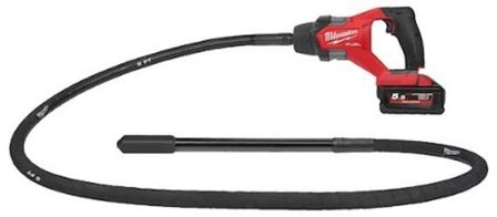 Milwaukee M18 FCVN24-551 Betongvibrator med batteri och laddare, Maskiner