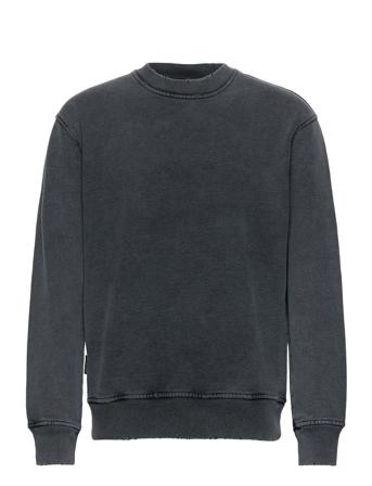 Distressed Crew Sweatshirt Trøje Grå HAN Kjøbenhavn
