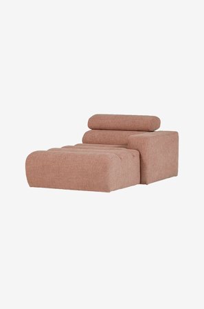 WOOOD - Novi Chaise Longue Element Høyre - Brun - Lenestoler - Fra Homeroom