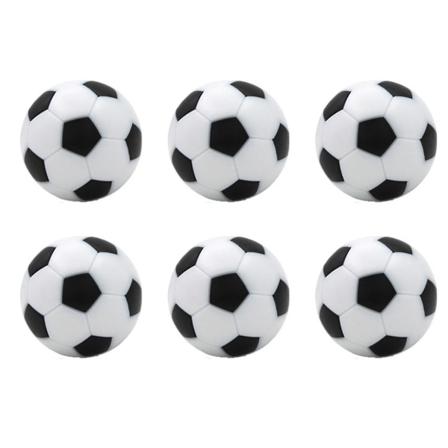 Bordfotboll 6 stycken Bordfotbollsbollar 32mm Mini Fotbollsbollar Ersättning för Bordfotbollsbord Speltillbehör
