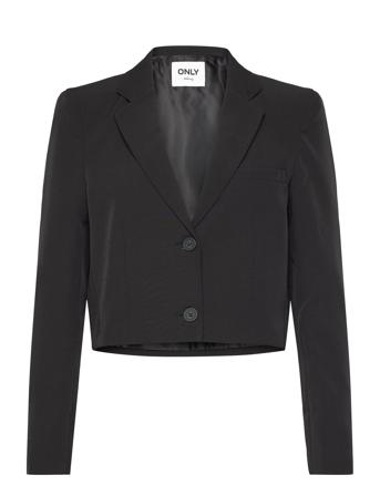 Onlelly Life L/S Crop Box Blazer Cc Tlr Blazers Cropped Blazers Black ONLY