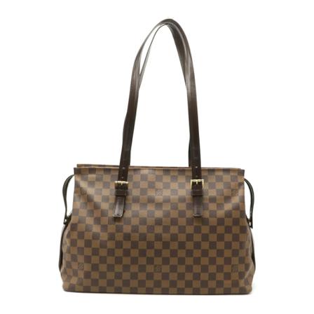 Louis Vuitton Vintage, Tote Bags Bruin, Dames, Maat:ONE Size