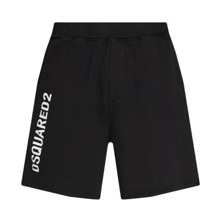 Dsquared2 Short Korte Broek , Zwart , Heren , Maat: M