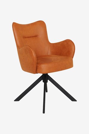 Nordic Furniture Group - Spisebordsstol Teodor 2 pack - Brun - Stole med armlæn - Fra Homeroom