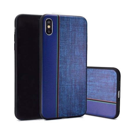 Jeans iPhone Xs Max fodral - Blå