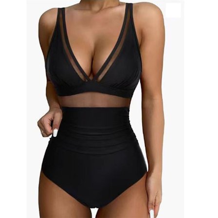 Dame Badedrakt Svart L