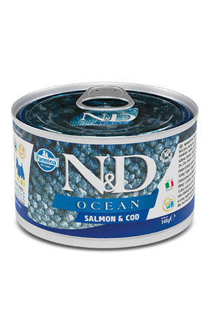 Farmina N&D Ocean Salmone E Merluzzo Cani Adulti Taglia Mini