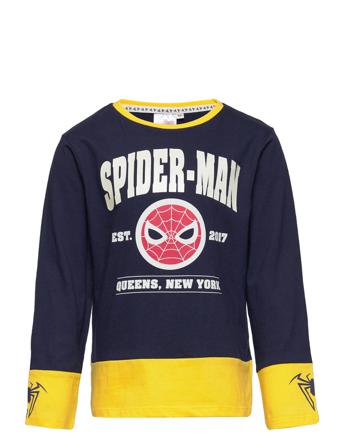 Long-Sleeved T-Shirt T-shirts Long-sleeved T-shirts Sininen Spider-man