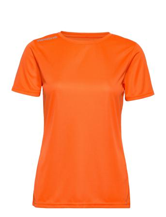 Women Core Functional T-Shirt S/S T-shirt Top Orange Newline