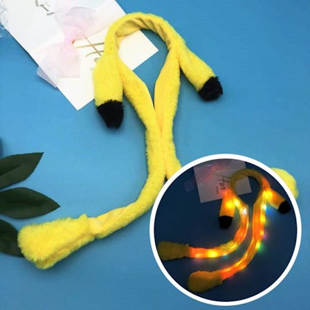 Bunny Ears Plyschleksak Hair Hoop Huvudbonader