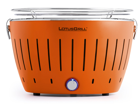 LotusGrill Classic Røykfri kullgrill Orange Ø32cm G340