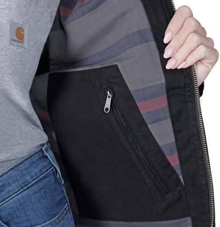 Carhartt Workwear Carhartt W's Relaxed Fit Canvas Detroit Jacket Black
