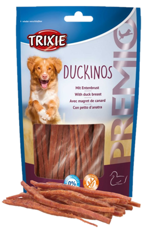 Trixie - PREMIO Duckinos, 80 g - Hund - Hundegodbiter & tyggebein - Myke tyggestrips - ZOO.no