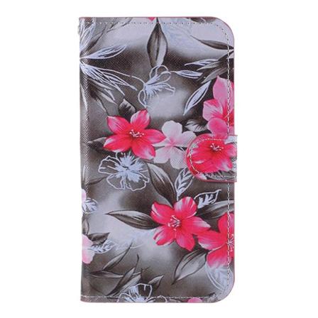Iphone 11 Pro Max Plånboksfodral - Red Flower Rosa