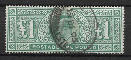 England 1902 - AFA 117 - Stemplet