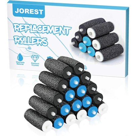 Scholl Velvet Smooth Pedi Udskiftningsrulle Refill til Elektriske Hårdhudsfjernere, 3 Typer Ruhed