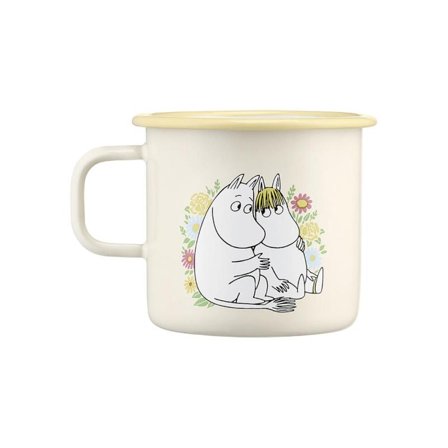 Mummi Emaljekrus "Blomster" 5,5dl