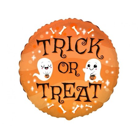 Halloween Trick or Treat folieballong 48 cm (WP)