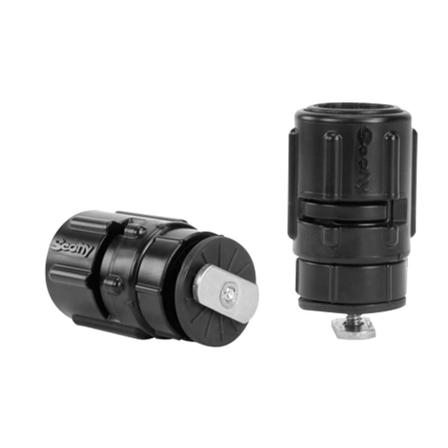 Scotty Gear Head Track Adapter Paddling accessories Black OneSize