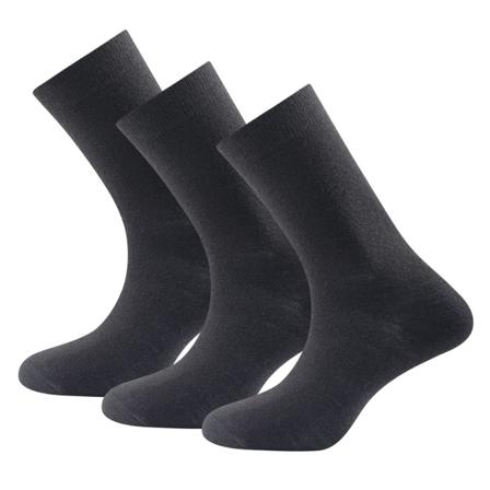 Devold Daily Light Sock 3-pack Unisex everyday socks Black 36-40