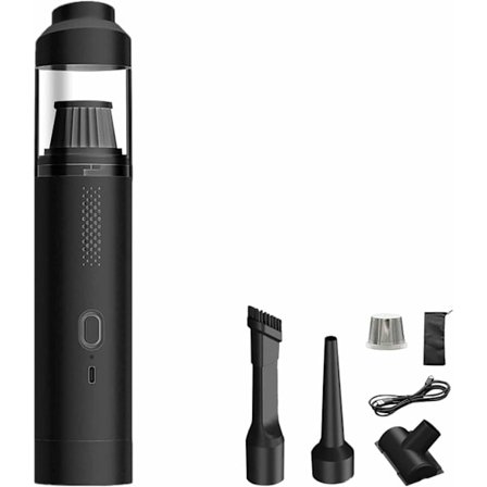 Trådlös Bil Dammsugare, 4 i 1 Mini Bärbar Dammsugare, Hög Effekt 19000 Pa, Sladdlös Handhållen Dammsugare