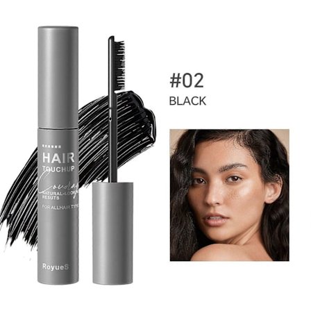 Hårfärg Stick Root Cover Mascara Vattentät Hår Touch Up Stick Precision Tip Vattentät Formula för Kvinnor