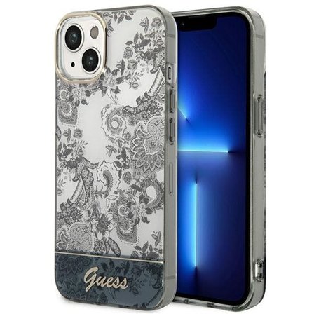 Guess GUHCP14MHGPLHG iPhone 14 Plus 6,7" grå/grå hardcase Porcelain Collection