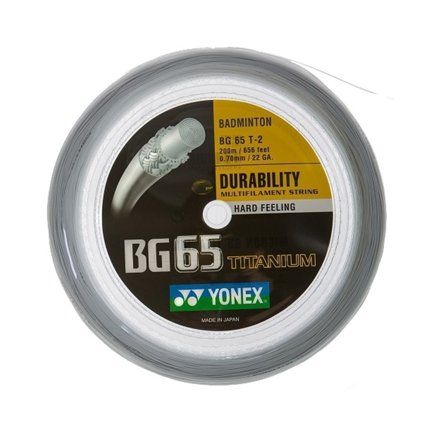 Yonex BG 65 Ti White 200m