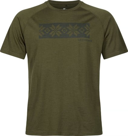 Gridarmor Odda Merino T-shirt Men's Men short-sleeved sweaters Green XXL
