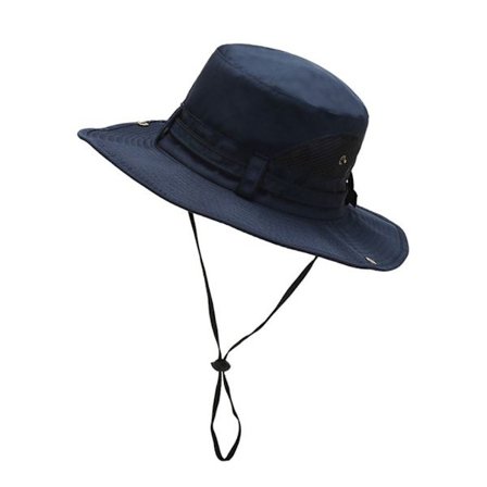 {xjxj} Herre bøttehatt vandrehatter BLÅ