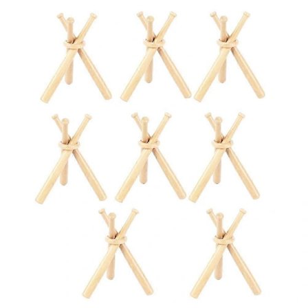 8 Sett Baseballstativ Baseballholder For Baller Display Baseballtre Trestativ Holder Display Baseball