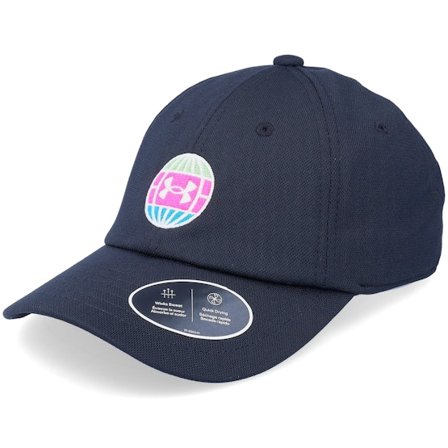 Under Armour - Zwart unconstructed Cap - Kids Blitzing Hat Black Dad Cap @ Hatstore