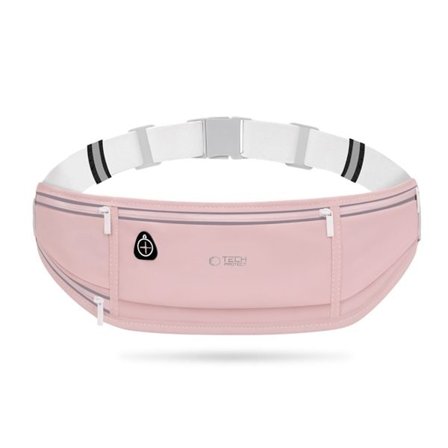 Tech-Protect M3 Universal Sport Waist Bag - Rosa