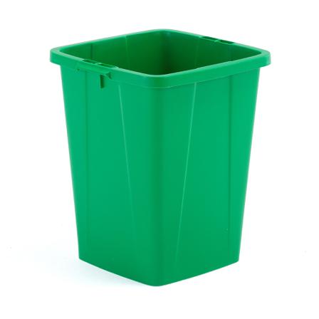 Abfallbehälter OLIVER, 90 l, 610 x 490 x 510 mm, grün