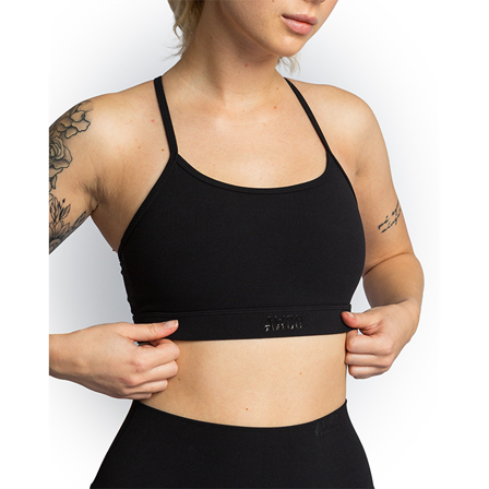 Awco Studio Light Sports Bra, Matte Black