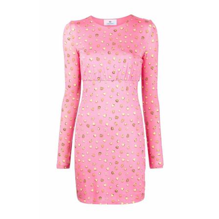 Chiara Ferragni Collection Short Dresses , Roze , Dames , Maat: 2XS Casual jurken
