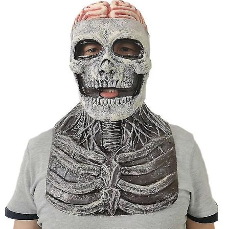 Skrekk Morsom Skremmende Hodeplagg Halloween Skull Latex Maske Tangrui