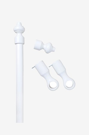 Jotex - 28 Mm Hvit 200 Cm Hvit - Bestemorstang - Kjøp Gardinstenger hos Jotex