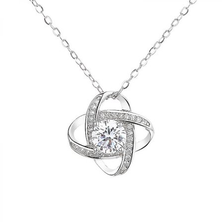 925 Sterling Silver Smycken Zirkon Hänge Halsband 18", Gåvor Till Kvinnor, Mors Dags Gåvor, Födelsedagspresenter Till Kvinnor, Halsband För Kvinnor