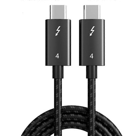 Type A 2m til MacBook Pro Type til Type Thunderbolt 3/4 USB4 Gen3 8K/60Hz PD 100W Hurtigopladning