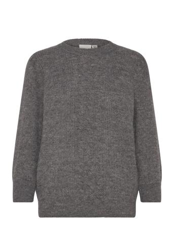 Ihkamara Ms3 Tops Knitwear Jumpers Grey ICHI