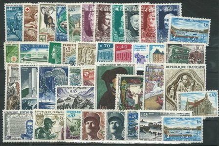 Frankrig - Årgang 1969 - Postfrisk